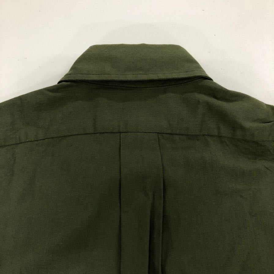 【INDIVIDUALIZED SHIRTS】インディビジュアライズドシャツ ボタンダウンシャツ グリーン メンズ サイズ15.5