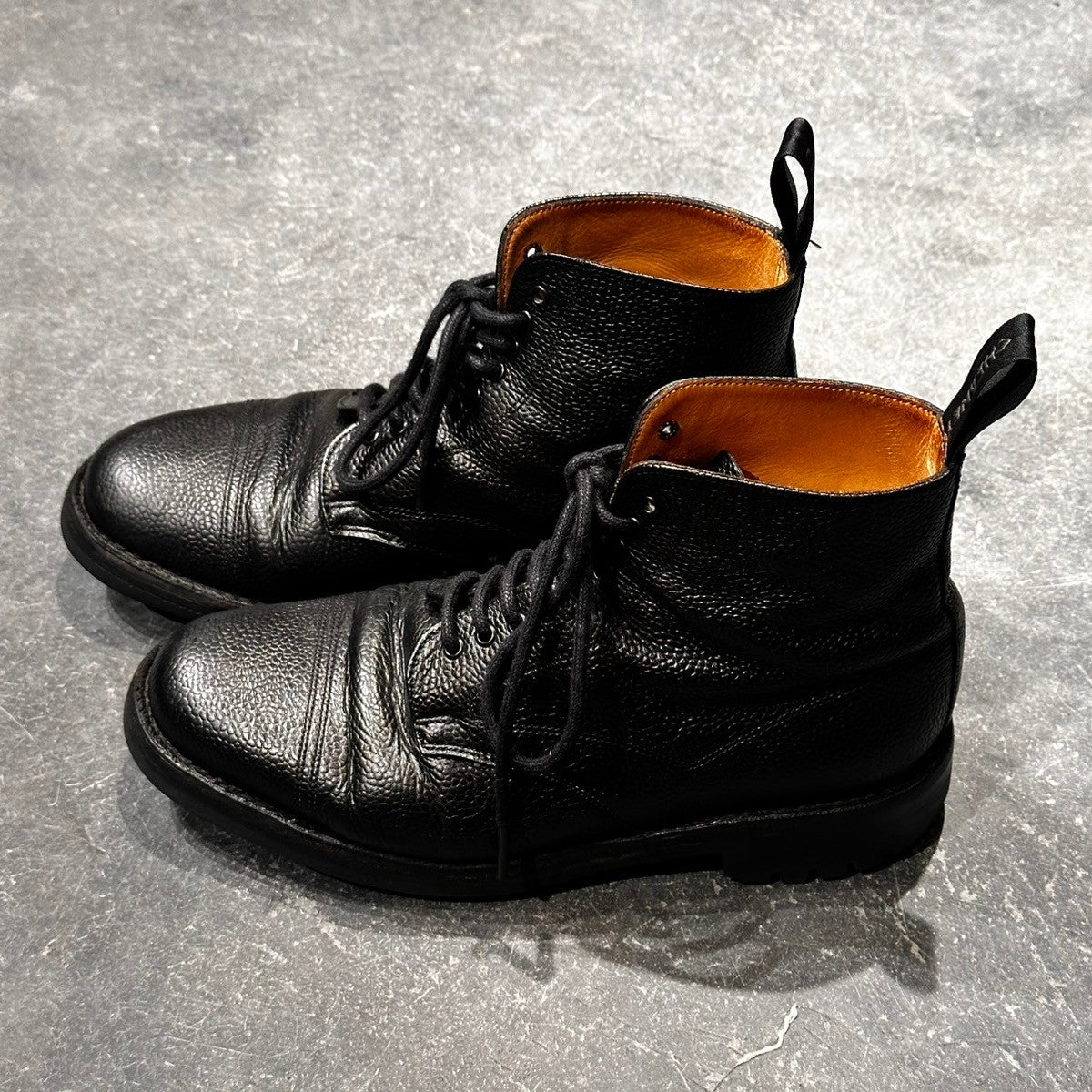 【JOSEPH CHEANEY】ジョセフチーニー ペナイン2 ギブソンブーツ グレインレザー ブラック サイズUK6