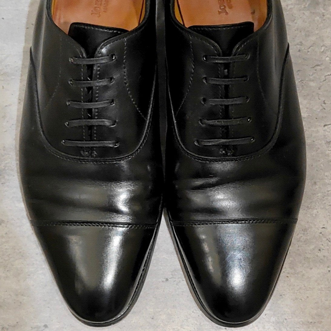 【JOHN LOBB】ジョンロブ シティ2 ストレートチップ カーフ ブラック サイズUK5.5E 7000ラスト