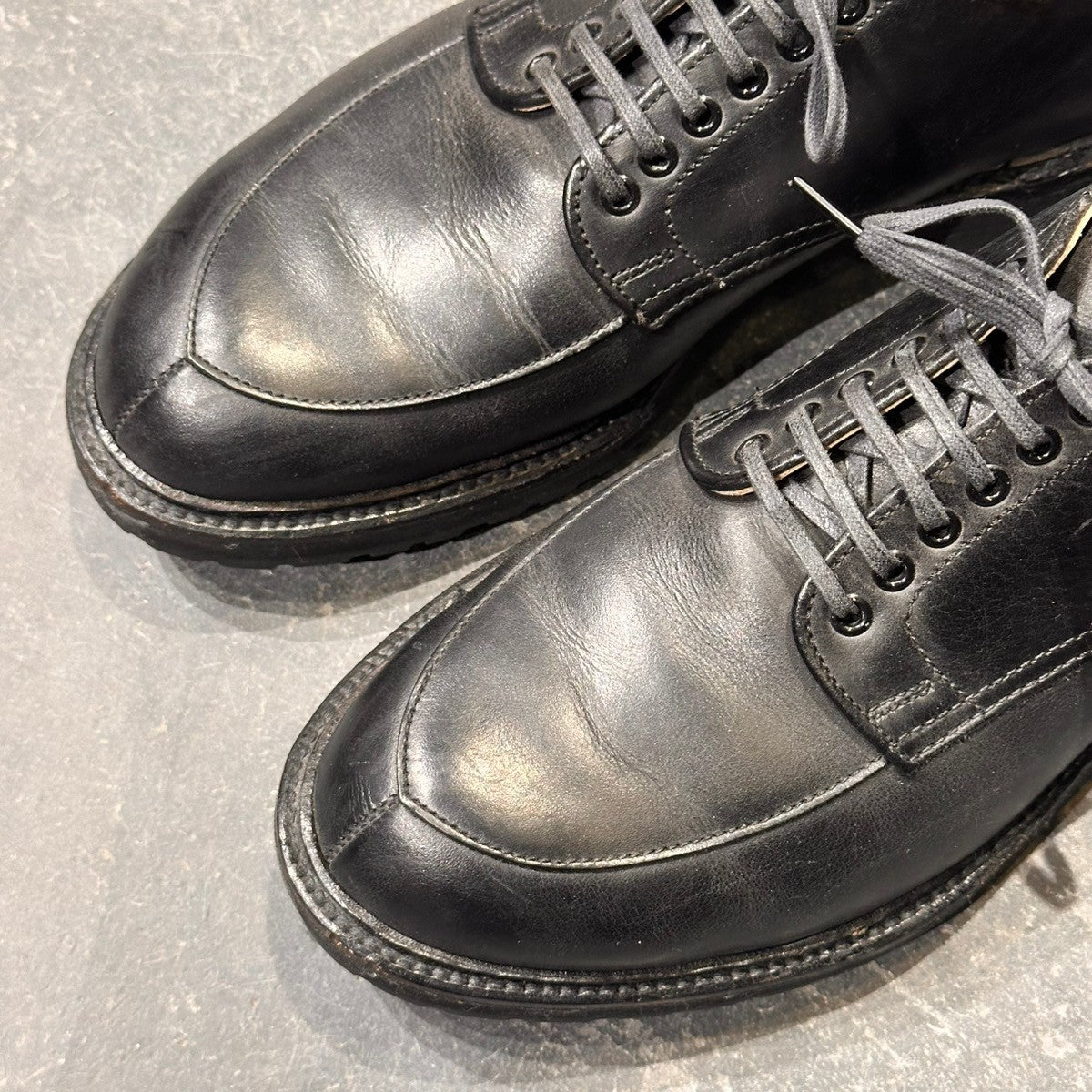 ALDEN】オールデン 5469 Vチップ オイルドレザー ブラック サイズUS6