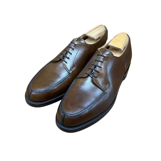 【CROCKETT＆JONES】クロケット＆ジョーンズ MORETON Uチップ カーフ ブラウン サイズ UK8E 292ラスト