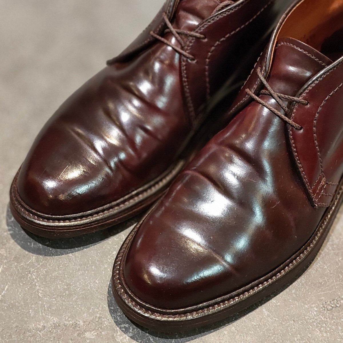 【ALDEN】オールデン 1340 チャッカブーツ コードバン ダークバーガンディ サイズ US6D バリーラスト 参考定価￥225,500-