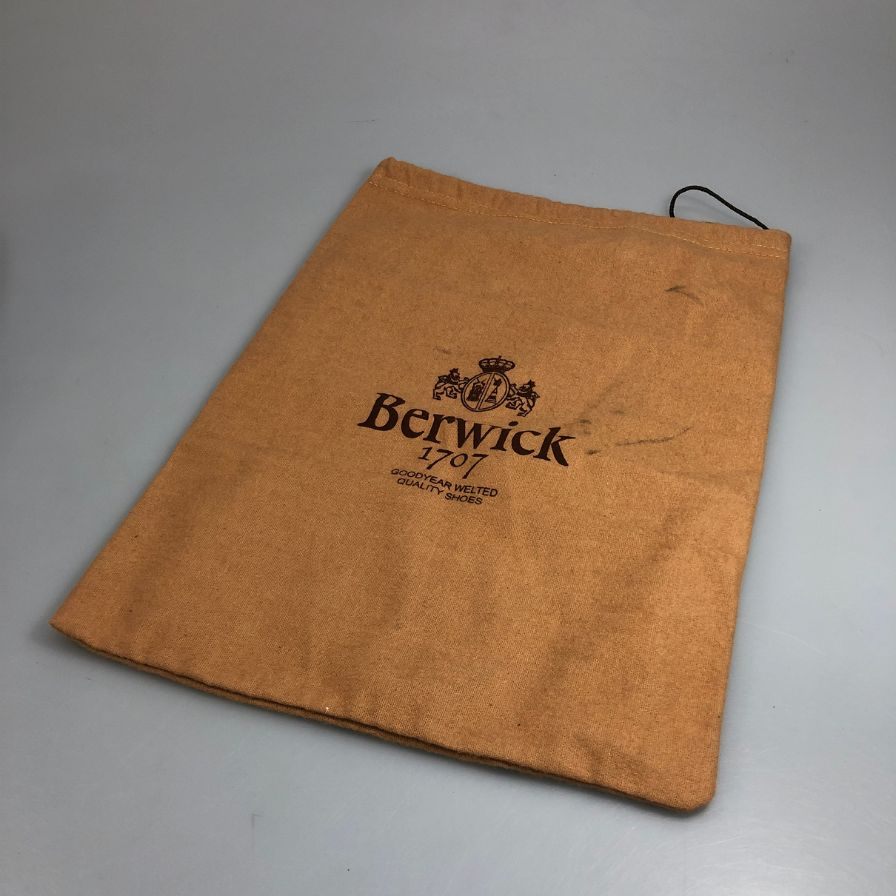 【Berwick】バーウィック 4406 レザーシューズ プレーントゥ レザー ブラック メンズ サイズUK7