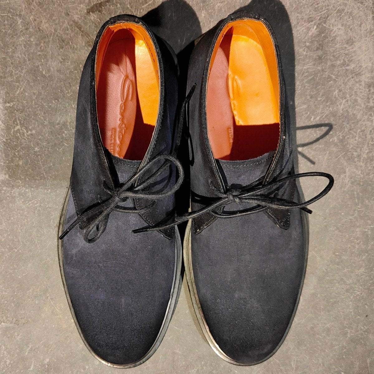 試着程度【santoni】サントーニ チャッカブーツ スエード ネイビー 試着程度【santoni】サントーニ チャッカブーツ スエード ネイビー