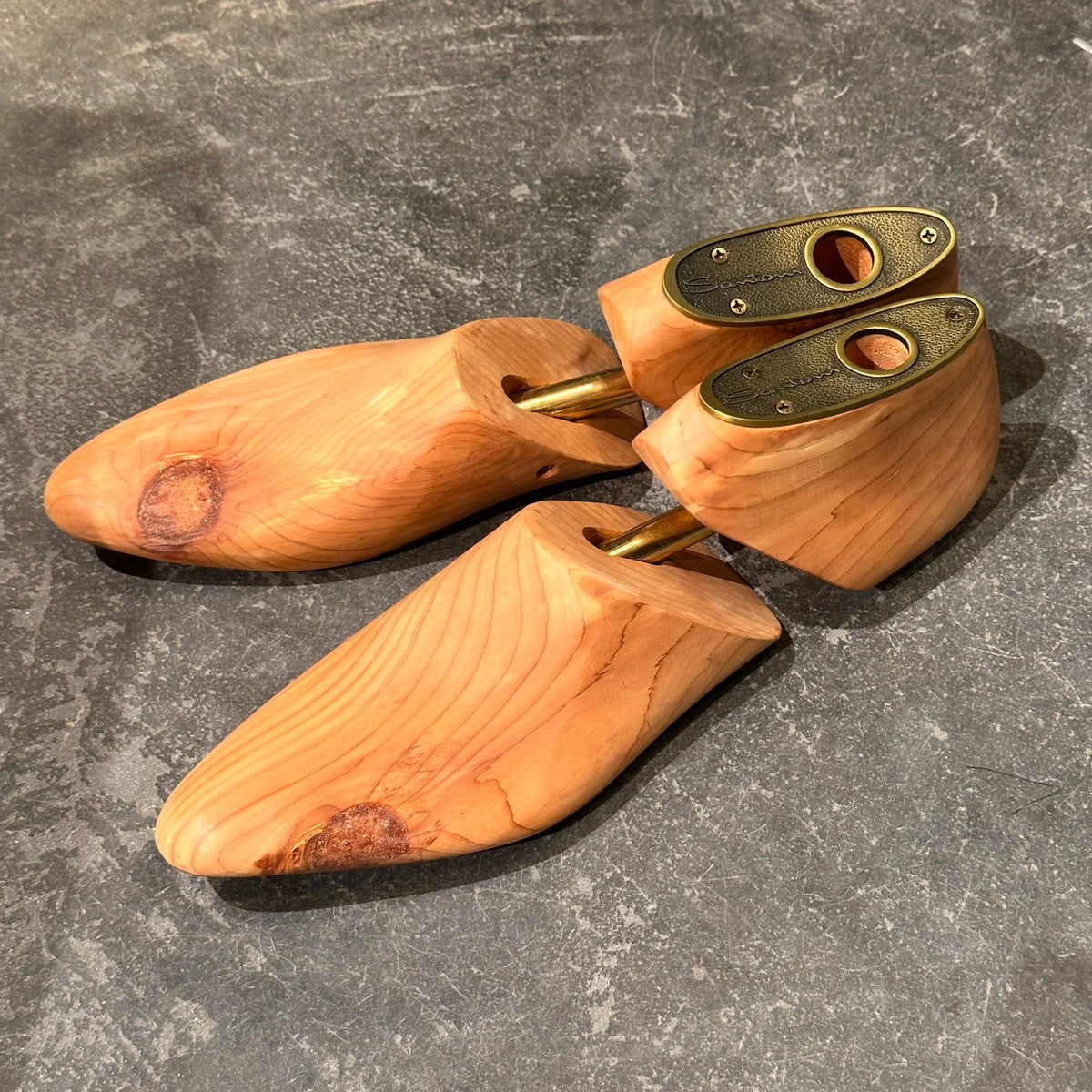試着程度【Santoni】サントーニ 2624 ストレートチップ カーフ ダーク