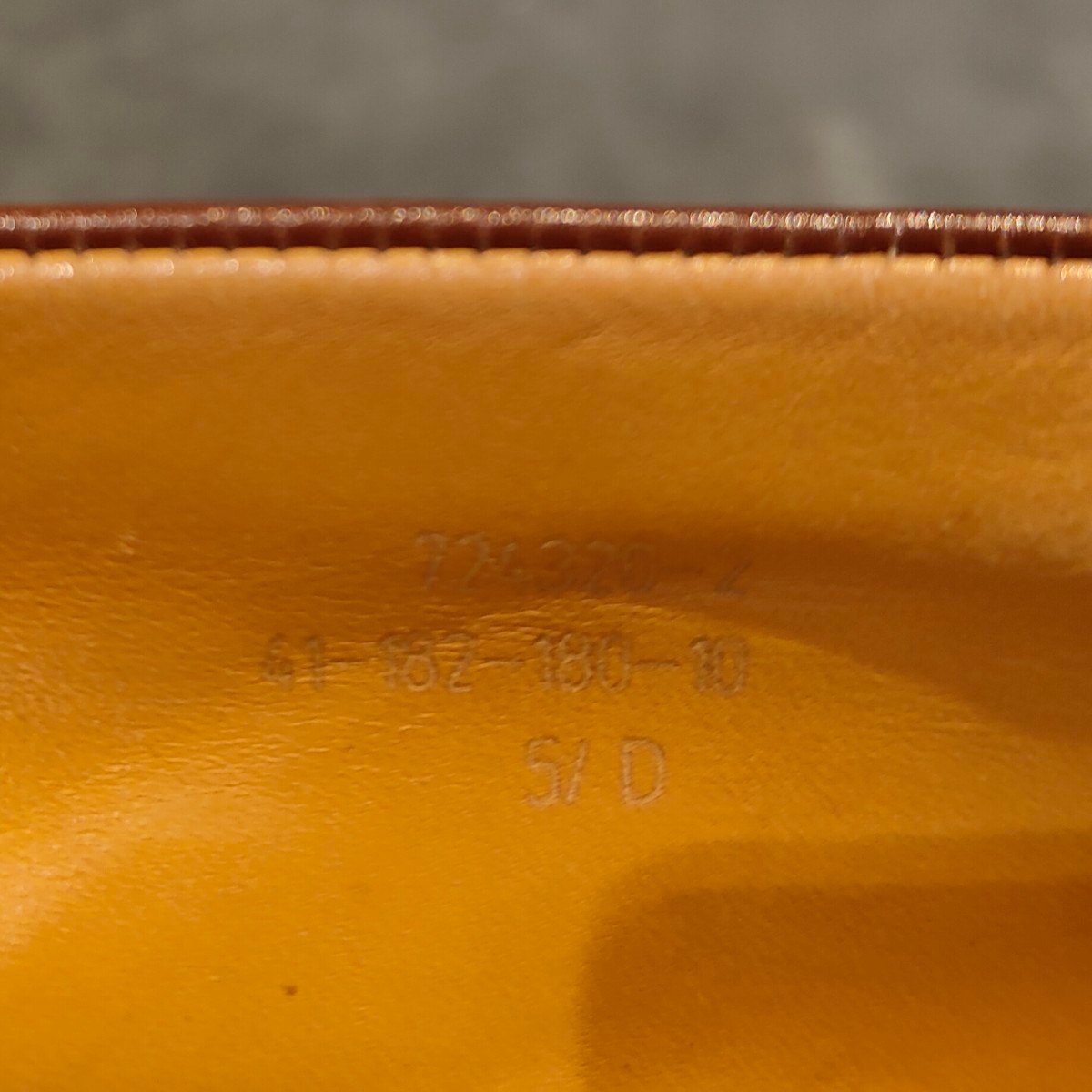 美品【J.M.WESTON】ジェイエムウエストン 180 シグニチャーローファー ボックスカーフ タンブラウン サイズUK5.5D 41ラスト