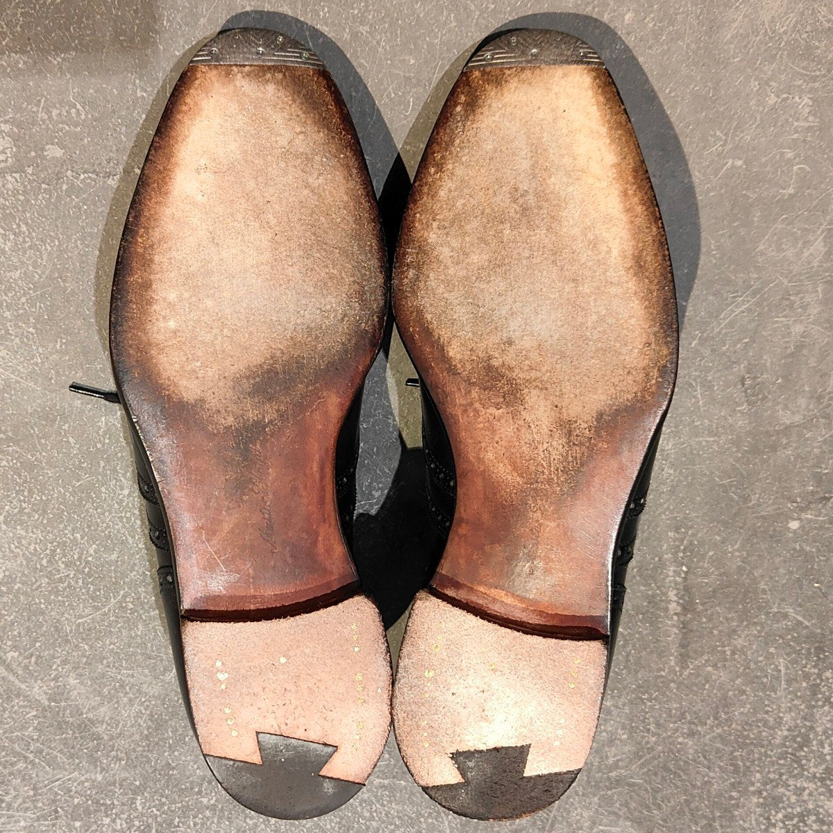 【Lloyd Footwear】ロイドフットウェア downing ウイングチップ カーフ ブラック サイズUK7E
