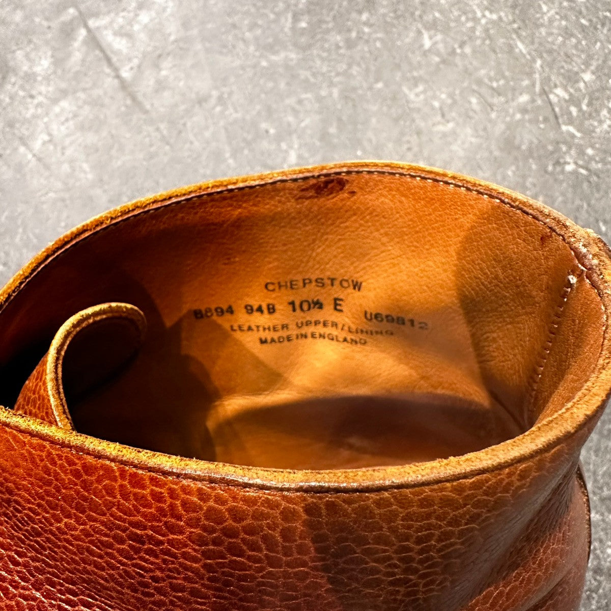 【CROCKETT&JONES】クロケット＆ジョーンズ チャッカブーツ チェプストウ グレインレザー ブラウン サイズUK10.5E 325ラスト