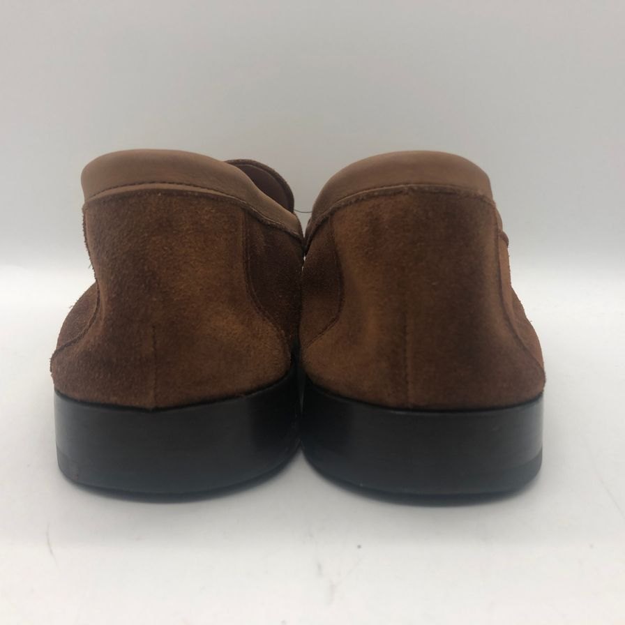 【JOSEPH CHEANEY】ジョセフチーニー  スエード コインローファー トビー メンズ サイズ7.5 ブラウン