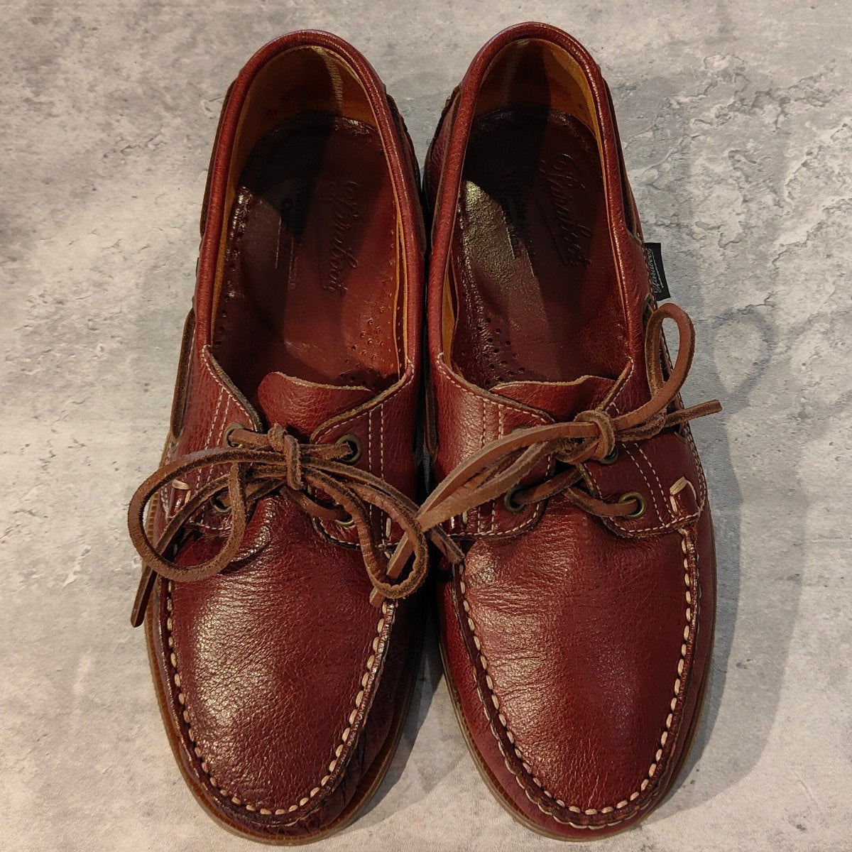 美品【PARABOOT】パラブーツ バース デッキシューズ セーフ（鹿革