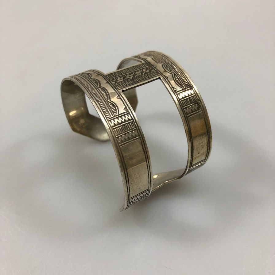 【ADAWAT'N TUAREG】アダワット トゥアレグ シルバー925 ブレスレット ボタム トゥサハト メンズ シルバー