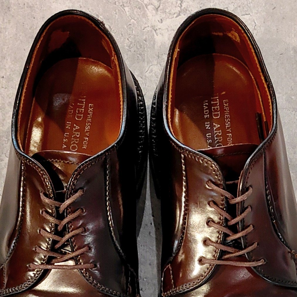 【ALDEN】オールデン 990 プレーントゥ コードバン ダークバーガンディ サイズ US6.5D バリーラスト 参考定価￥236,500-