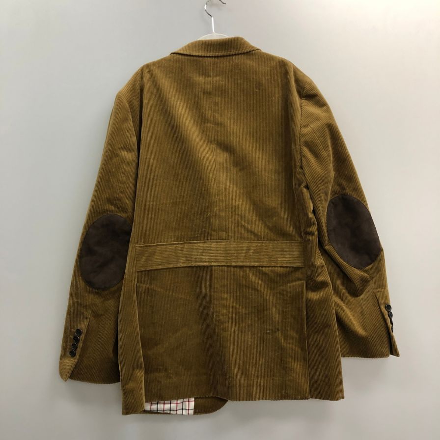 【Brooks Brothers】ブルックスブラザーズ 2B テーラードジャケット コーデュロイ エルボーパッチ ブラウン メンズ サイズ42R
