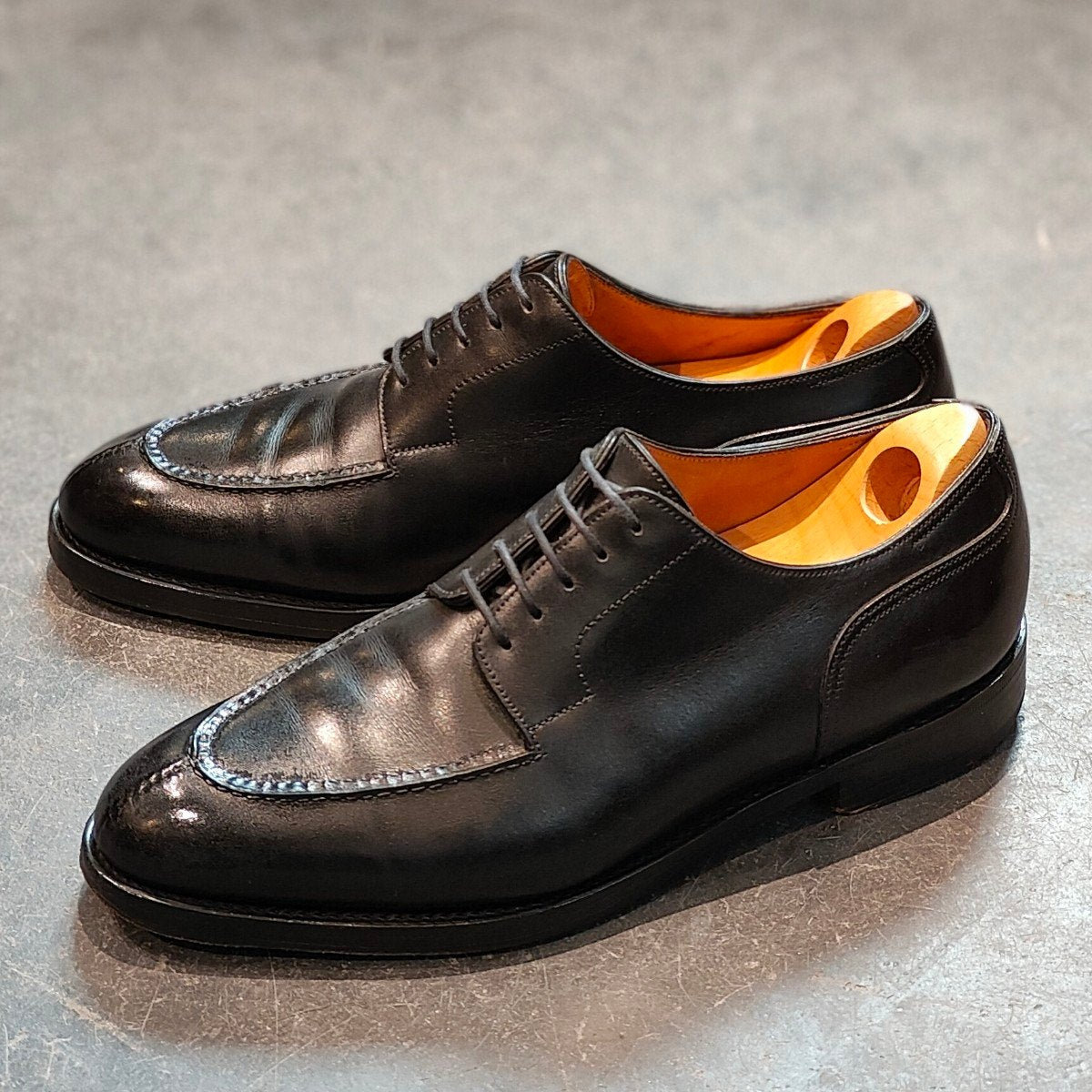 希少 美品【JOHN LOBB】ジョンロブ シャンボード Uチップ ブラック サイズ UK5.5E 8695ラスト