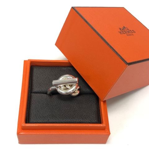 エルメス リング クロワゼット AG925 シルバー メンズ サイズ55 HERMES【LA】