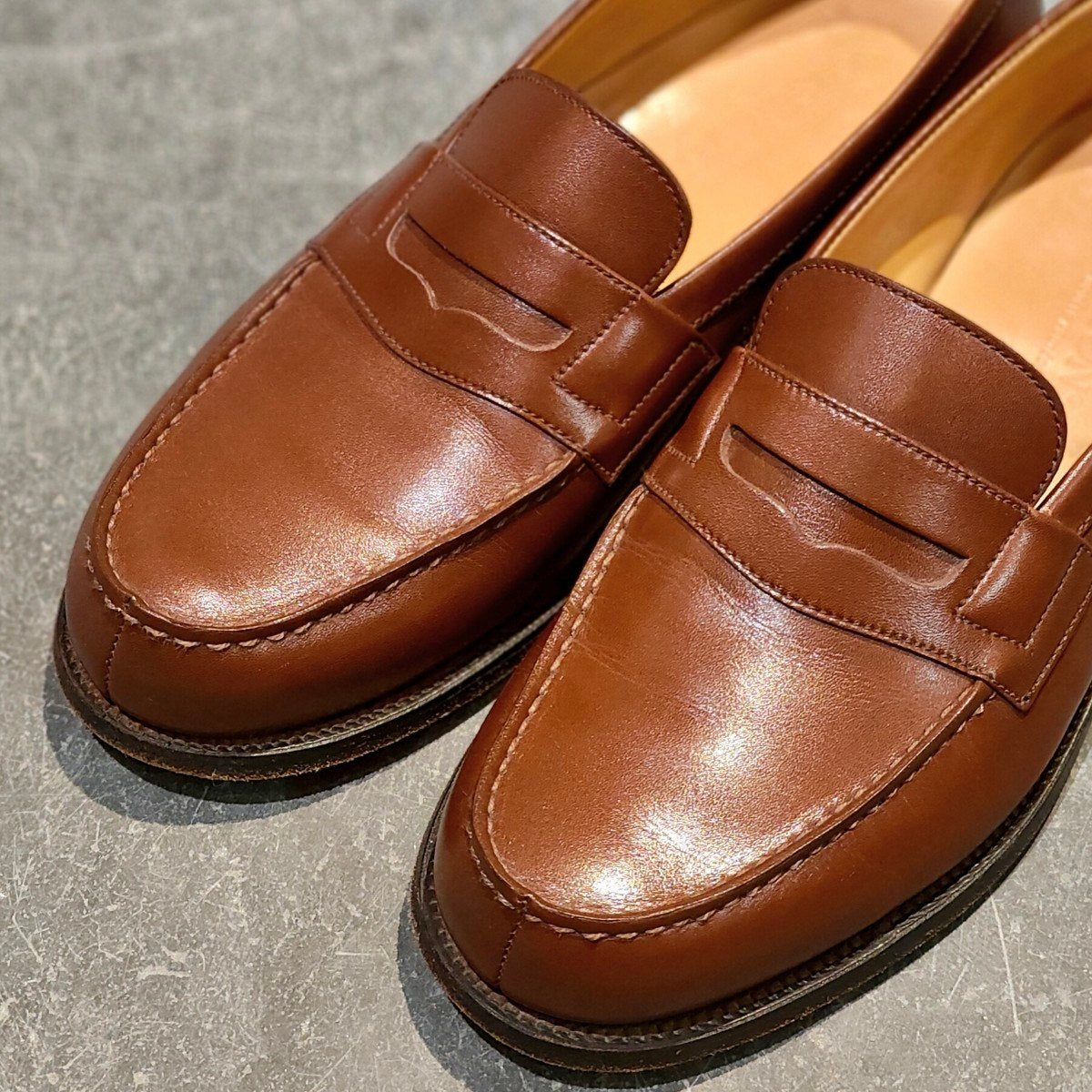 J.M. WESTON ローファー ブラウン 5D 美品【J.M.WESTON】ジェイエムウエストン 180 シグニチャーローファー