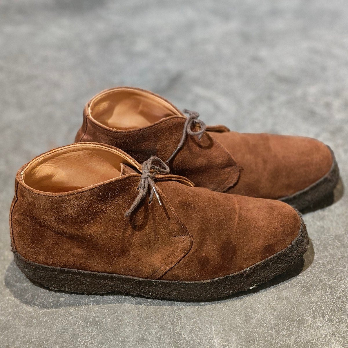 【SANDERS】サンダース ブリュット チャッカブーツ 9877SS  スエード ブラウン サイズUK8
