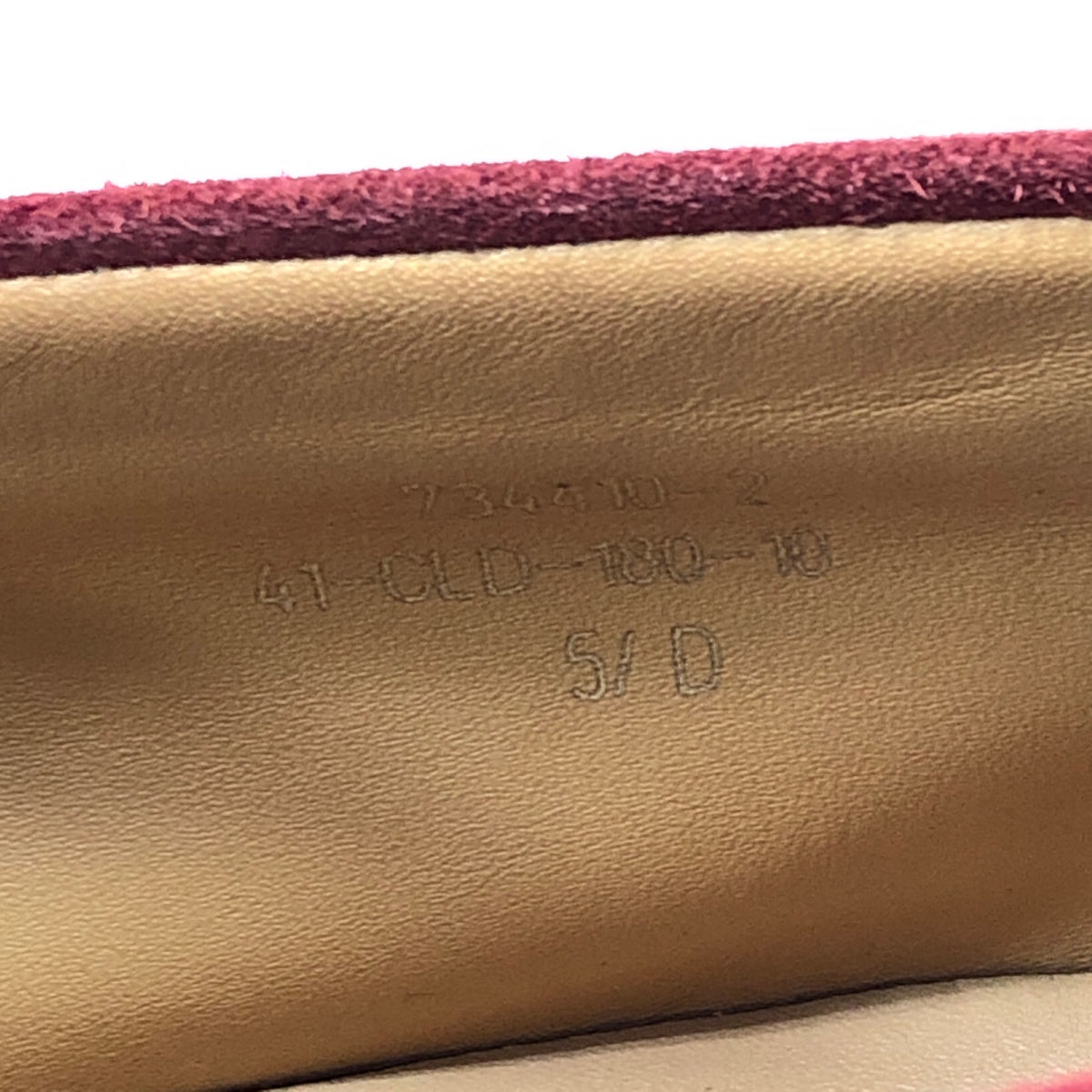 【J.M.WESTON】ジェイエムウエストン 180 スエード シグニチャーローファー レッド サイズ5D メンズ