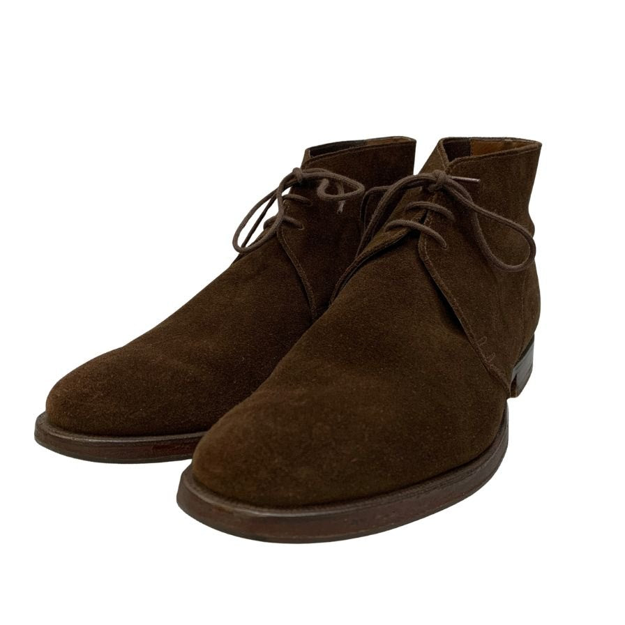 【CROKETT&JONES】クロケット&ジョーンズ  ブーツ スエード ブラウン（茶系） サイズ 7 ラスト