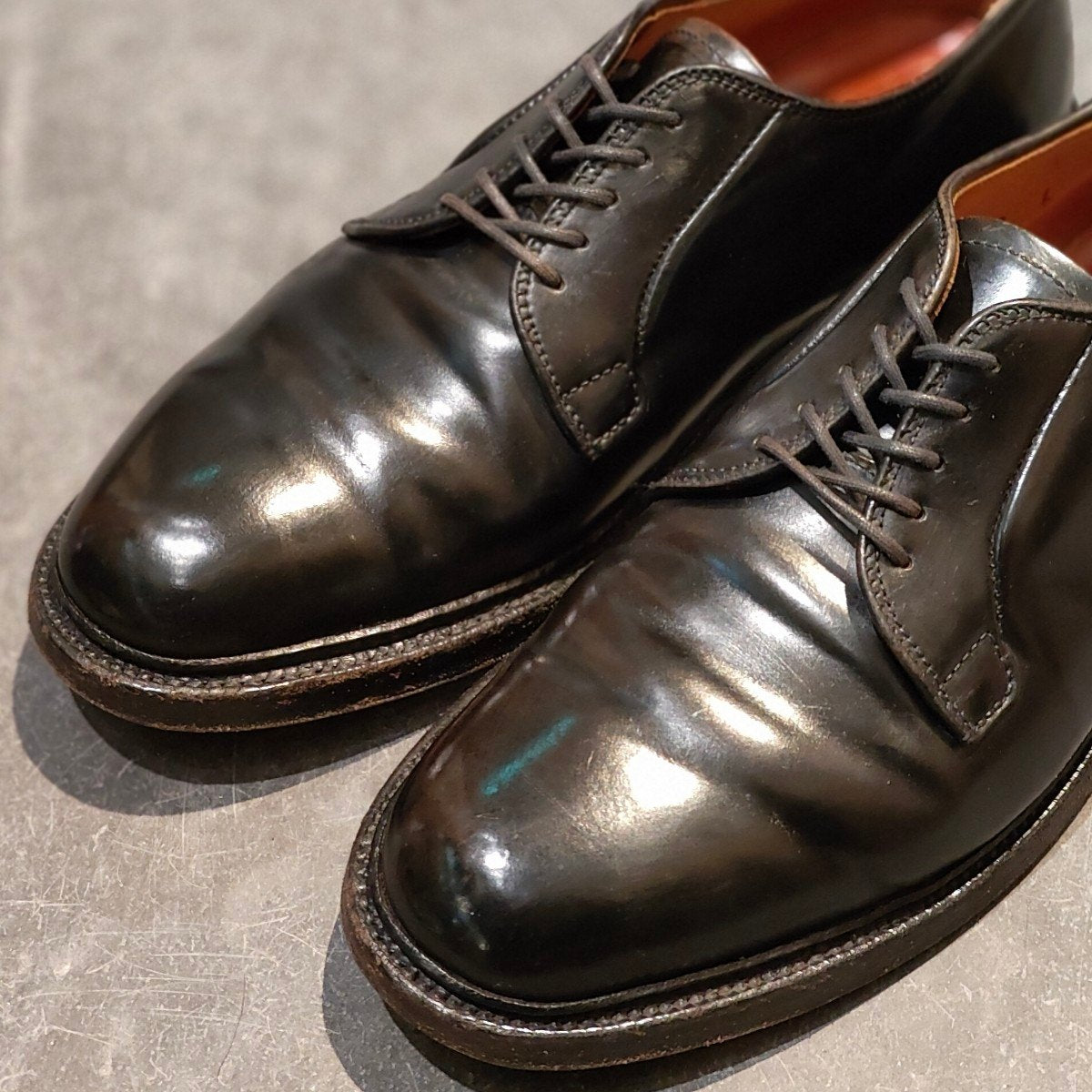 【ALDEN】オールデン 9901 プレーントゥ コードバン ブラック サイズ US9D バリーラスト 参考定価￥220,000-