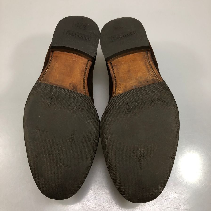 【CROCKETT&JONES】クロケット&ジョーンズ  ローファー スエード ブラウン（茶系） サイズ 6E ラスト