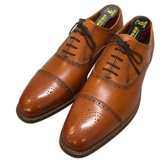 【SCOTCH GRAIN】スコッチグレイン オデッサ 2 セミブローグ レザーシューズ 920 ブラウン 25.5cm