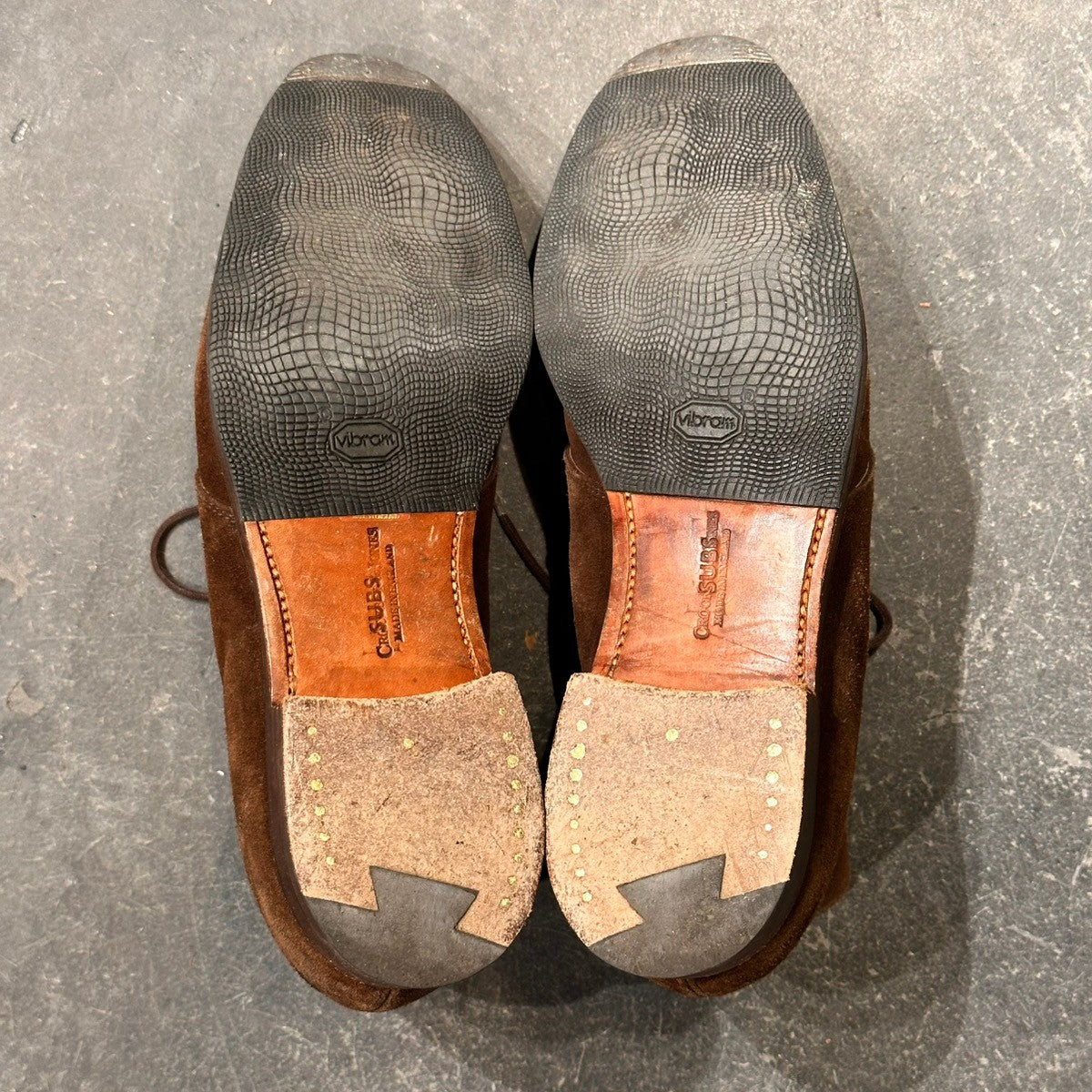 【CROCKETT&JONES】クロケット＆ジョーンズ チャッカ チャッカブーツ アンラインド スエード ブラウン サイズUK8D