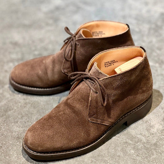 美品【Church's】チャーチ ライダー3 チャッカブーツ スエード 4都市 ブラウン サイズUK5F 81ラスト参考定価￥165,000-