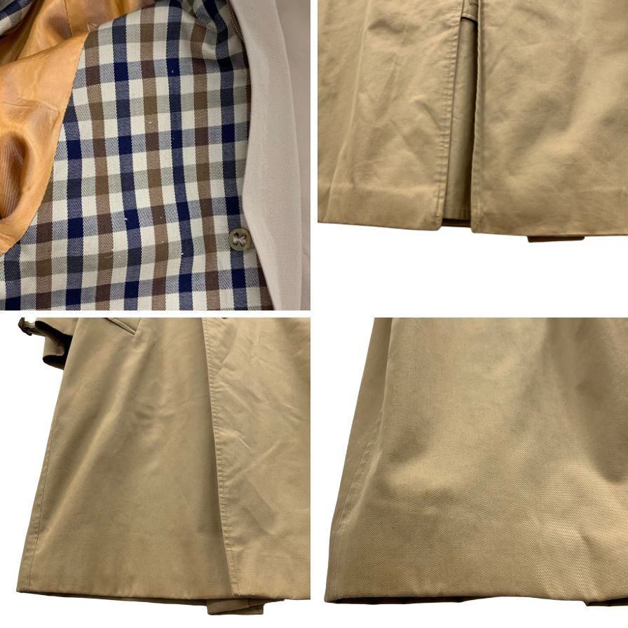 【Aquascutum】アクアスキュータム トレンチコート  サイズ