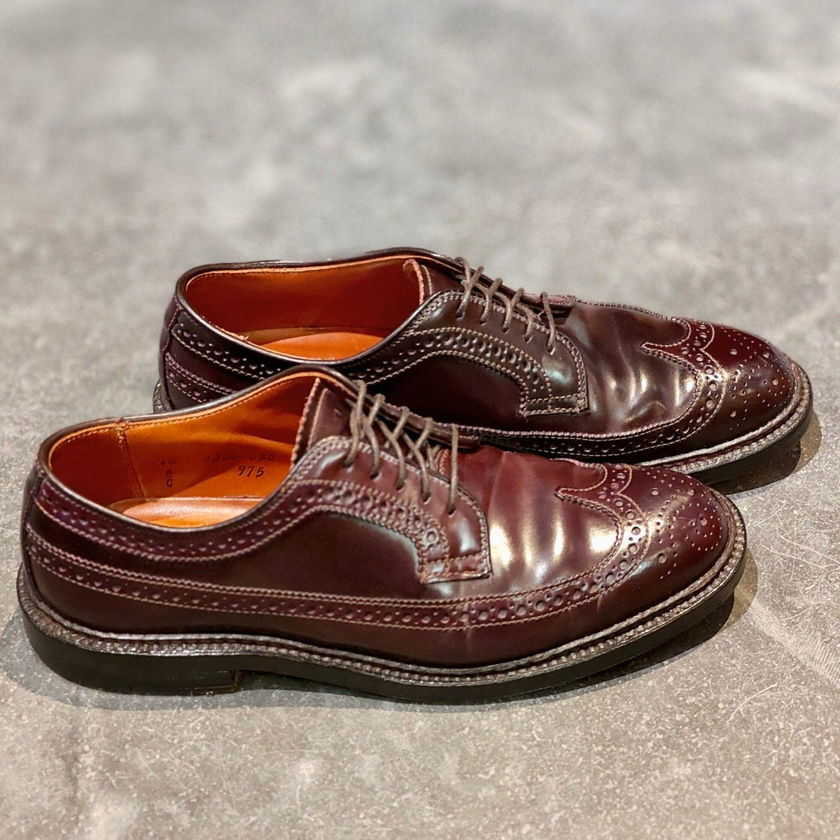 美品【ALDEN】オールデン 975 LWB コードバン ダークバーガンディ