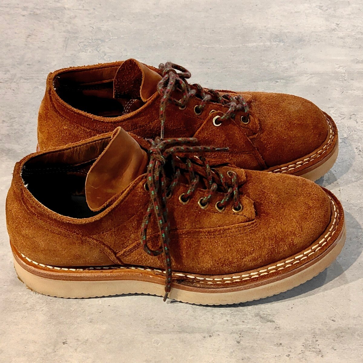 希少【WHITE'S BOOTS】ホワイツブーツ エンジニアードガーメンツニューヨーク店別注 ポールクライマー スエード ブラウン サイズUS7.5D