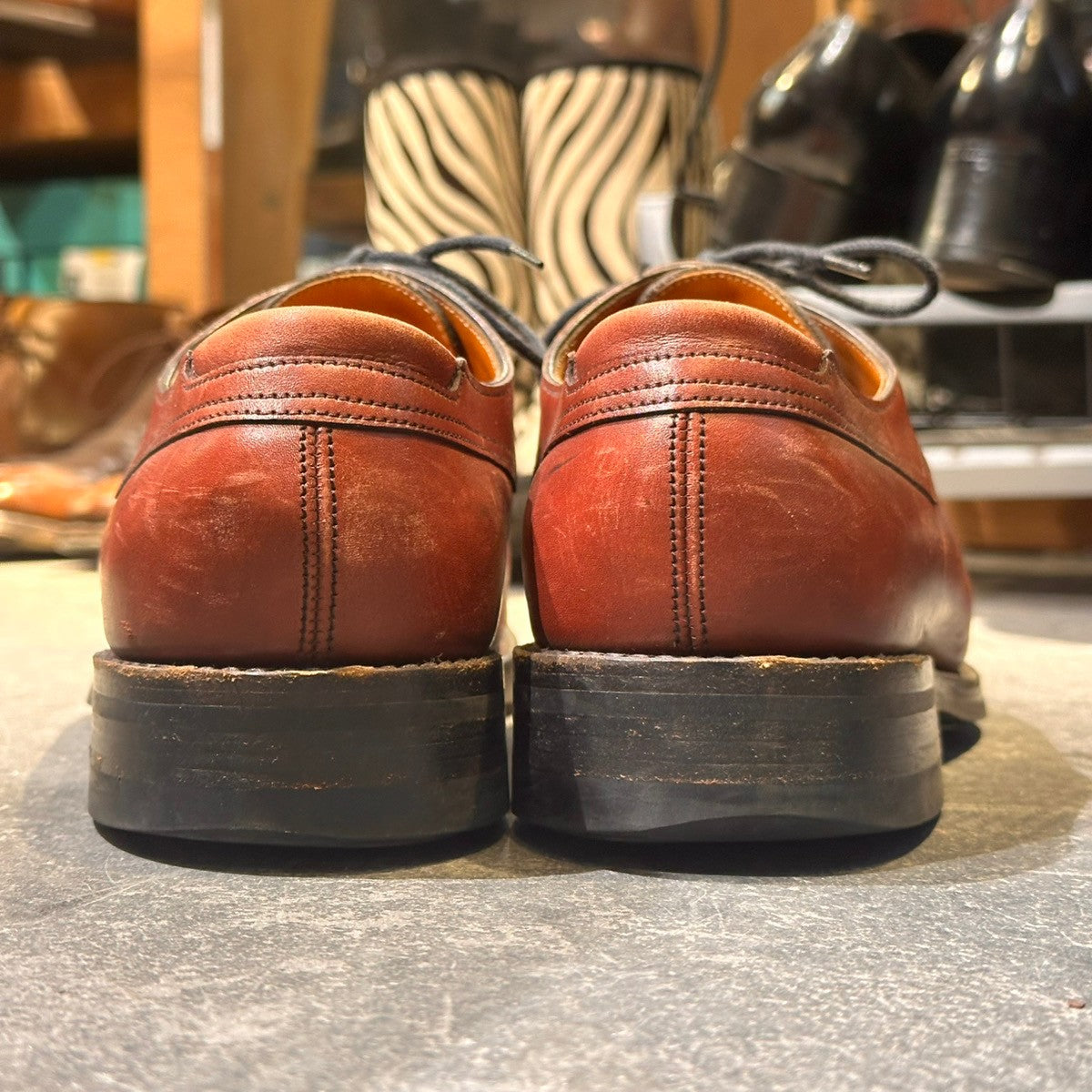 【JOHN LOBB】ジョンロブ ドレイク プレーントゥ ダービー Sスタンプ カーフ バーガンディ サイズUK6.5E 8695ラスト