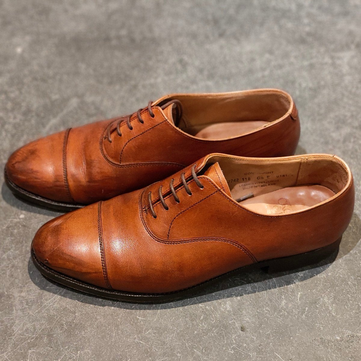 CROCKETT&JONES】クロケット&ジョーンズ コノート ストレートチップ