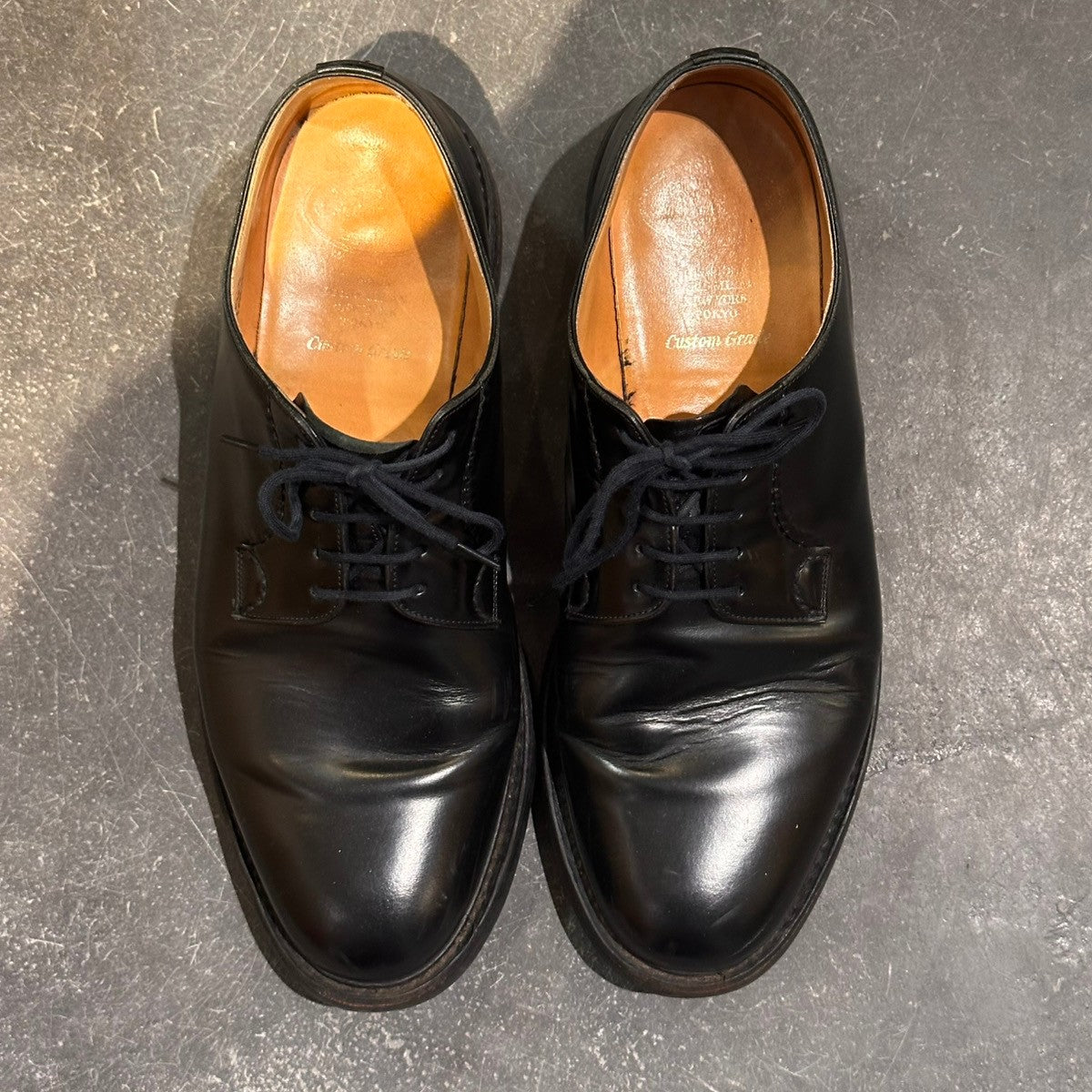 【Church's】チャーチ シャノン プレーントゥ ポリッシュドバインダーカーフ ブラック サイズUK95F 103ラスト