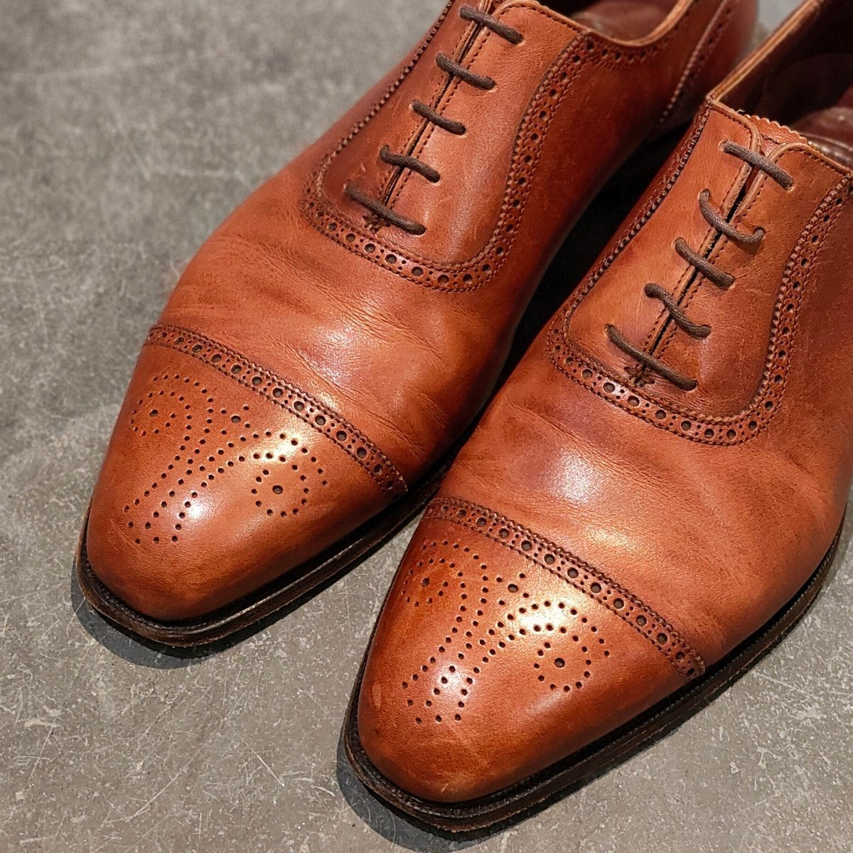 CROCKETT&JONES】クロケット＆ジョーンズ アルビオン セミブローグ