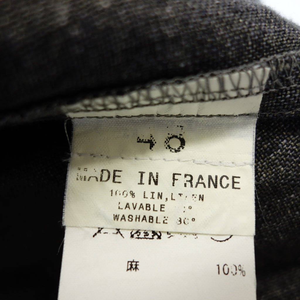 agnes b.】アニエスベー 1990's LINEN JACKET Made in France