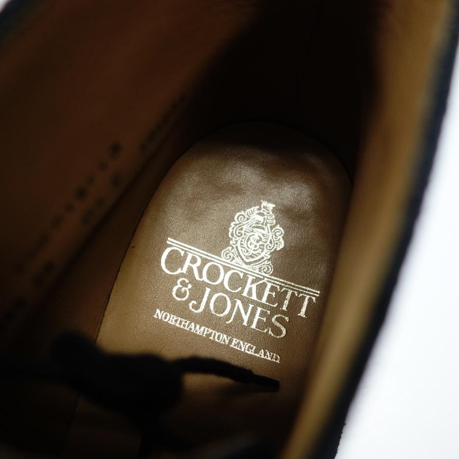 【CROCKETT＆JONES】クロケットアンドジョーンズ  CHERTSEY3 スエード チャッカブーツ UK6.5E 224