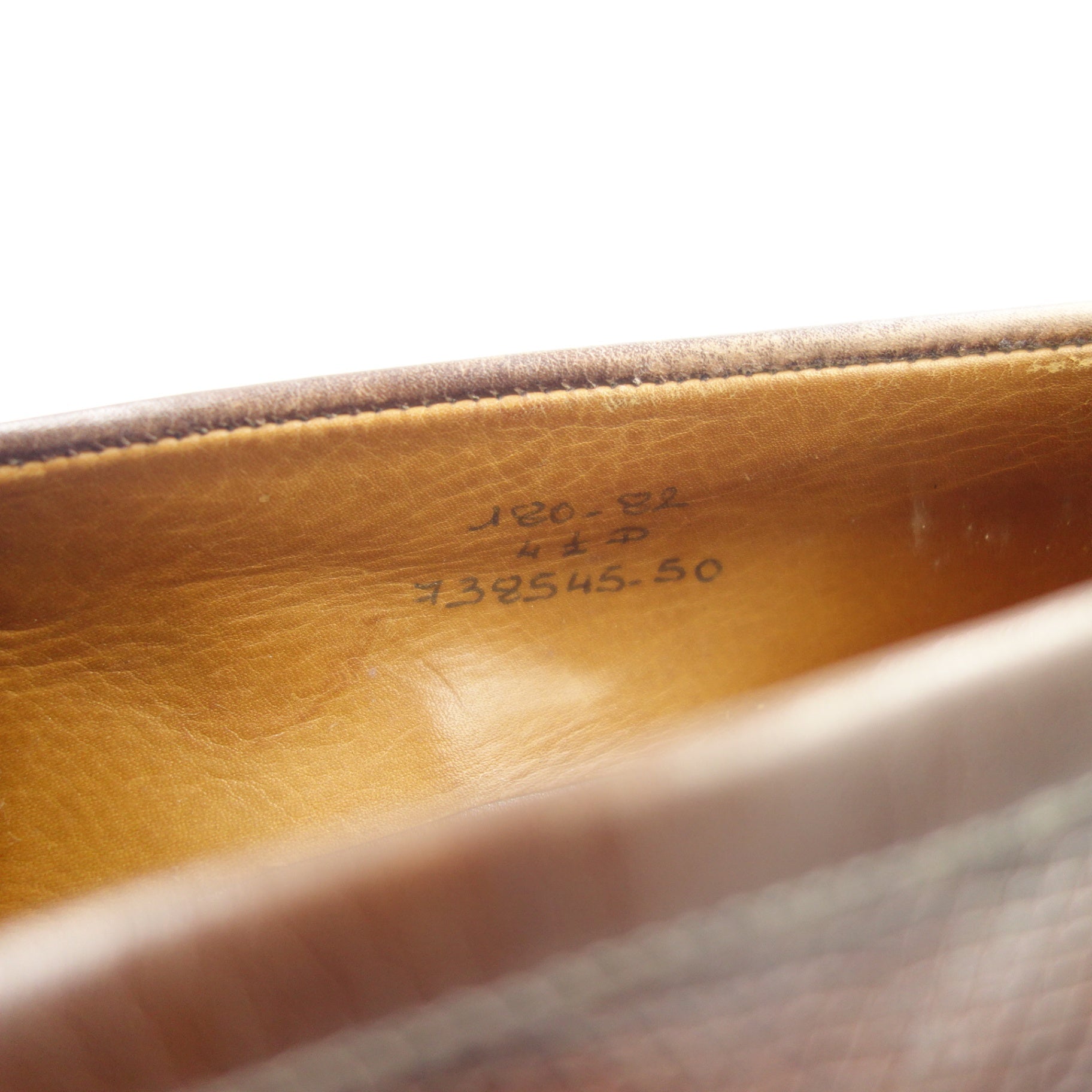 在庫販売■RR M5807 180 リザード シグネチャーローファー スリッポン 紳士靴 (メンズ) size7E ブラウン ○8MZ2322○ 26.5cm