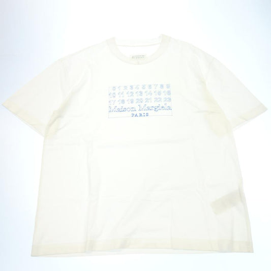 【Maison Margiela】メゾンマルジェラ 2020ss カレンダー ロゴ Tシャツ ホワイト 48