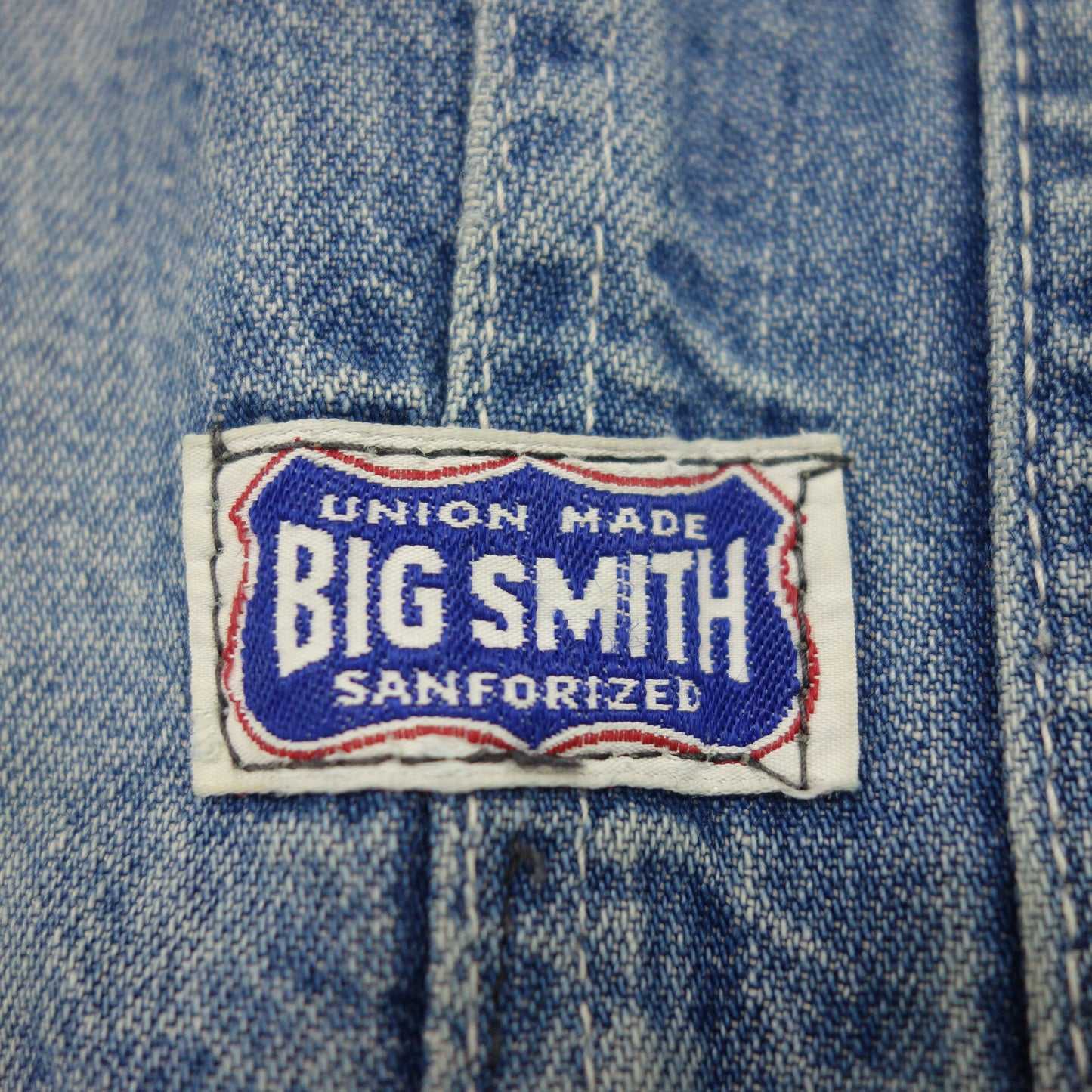 【BIG SMITH】ビッグスミス 1970年代 デニムオーバーオール USA製 インディゴ サイズW30程度