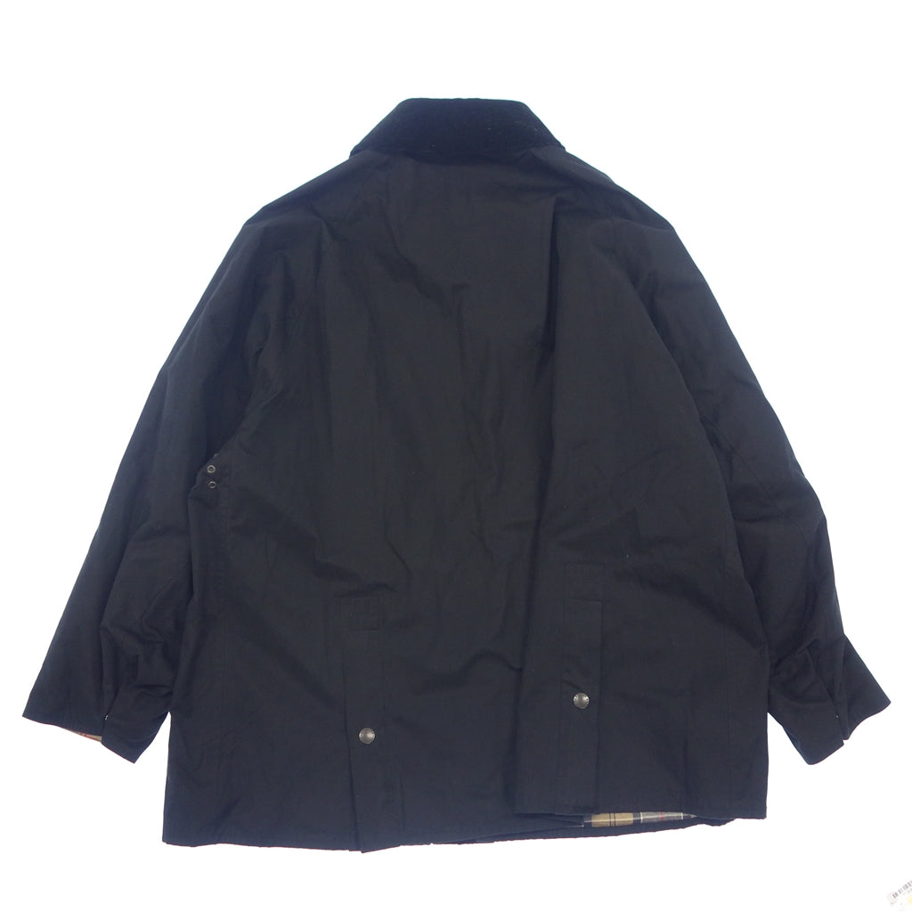 【Barbour】バブアー BIG BEDAILE ノンオイルドジャケット ブラック サイズ 48