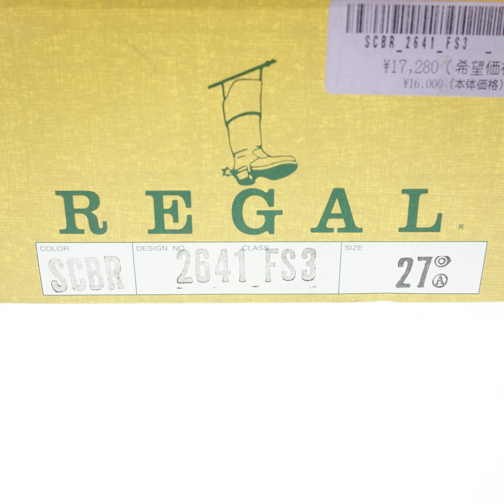 【REGAL】リーガル 2641 FS3 タッセルローファー グレインレザー ブラウン サイズ 27 ラスト
