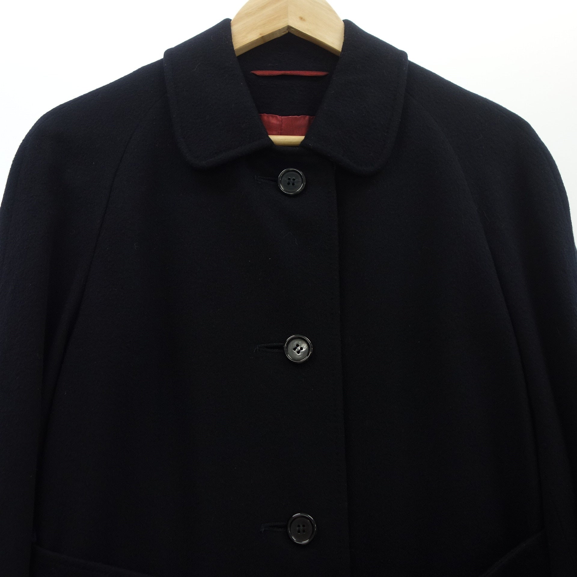 Aquascutum】アクアスキュータム ベルテッドバルカラーコート カシミヤ100% イギリス製 ネイビー レディース Vintage –  LASTLAB