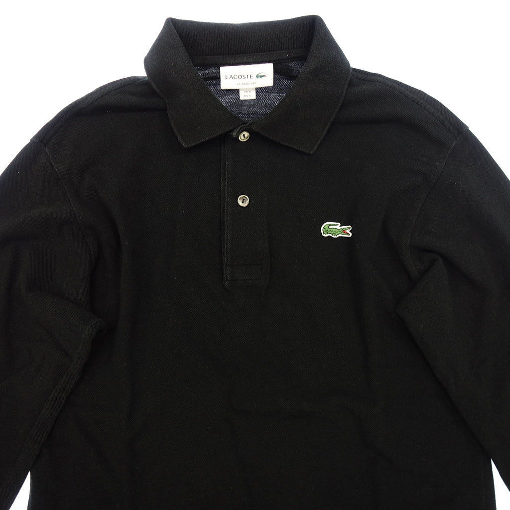 【LACOSTE】ラコステ L1312 ポロシャツ CLASSIC FIT  ブラック サイズ 3