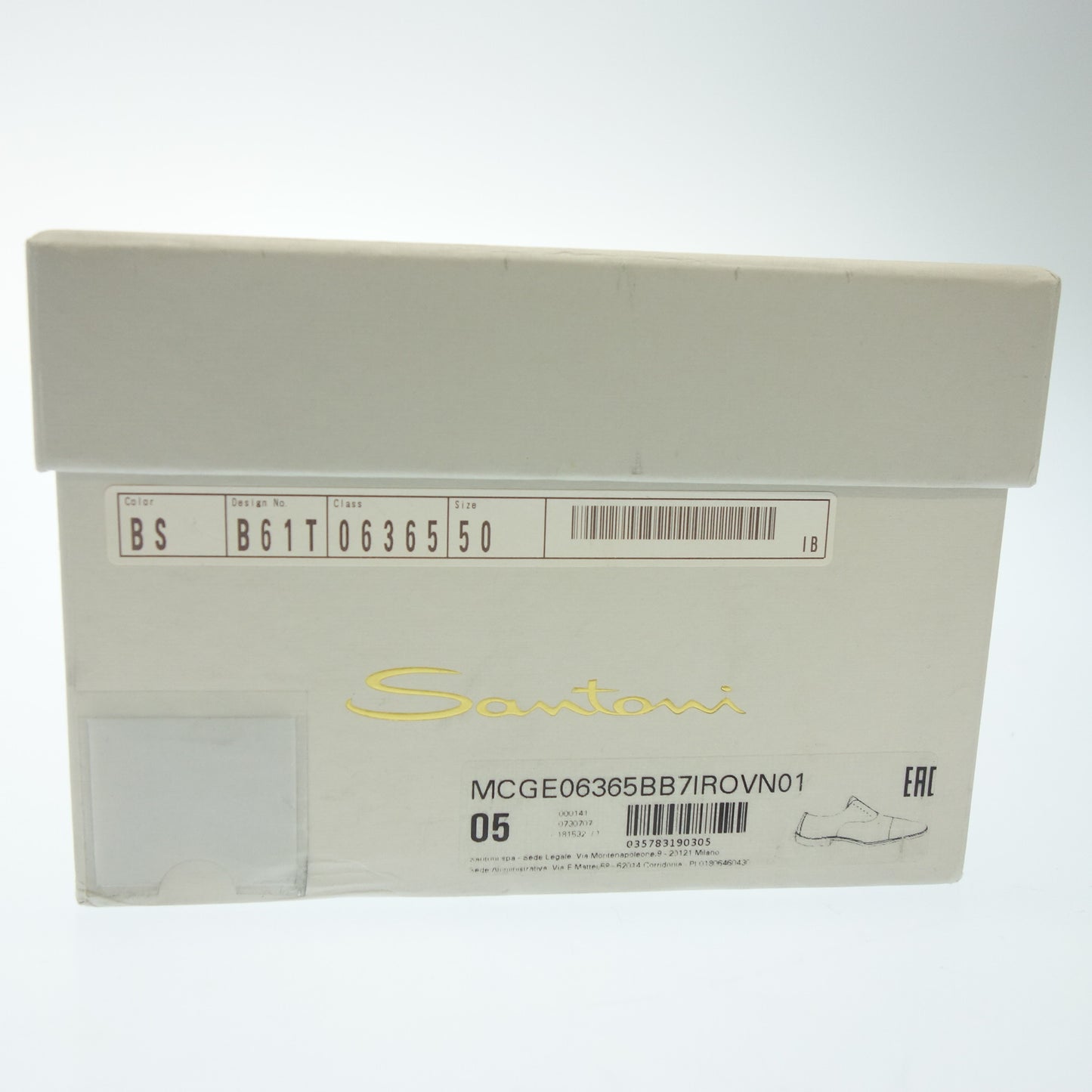 【Santoni】サントーニ 6365 ストレートチップ スエード ブラック サイズ 5 ラスト