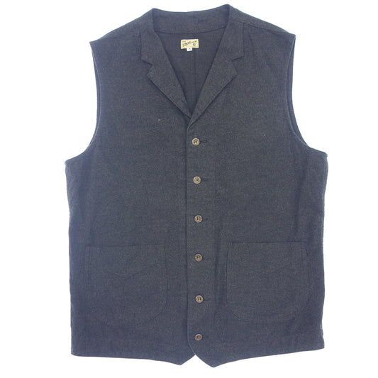 【YM WALK ON】ウォークオン WAISTCOAT VEST チャコールグレー サイズ 38