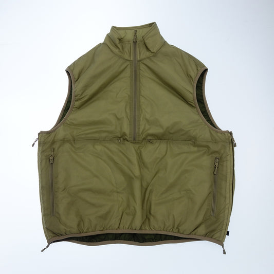 【DAIWA PIER39】ダイワ ピア 39 TECH REVERSIBLE PULLOVER PUFF VEST 22AW OLIVE サイズM