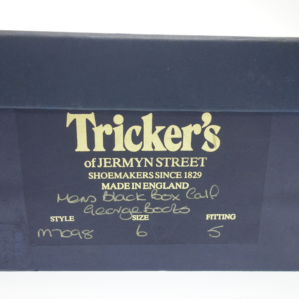 【Tricker’s】トリッカーズ M7098 ジョージブーツ カーフ ブラック UK6