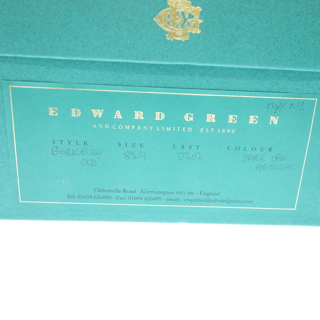 【EDWARDGREEN】エドワードグリーン BERKELEY パンチドキャップトゥ カーフ ブラウン サイズ UK8.5D 202ラスト