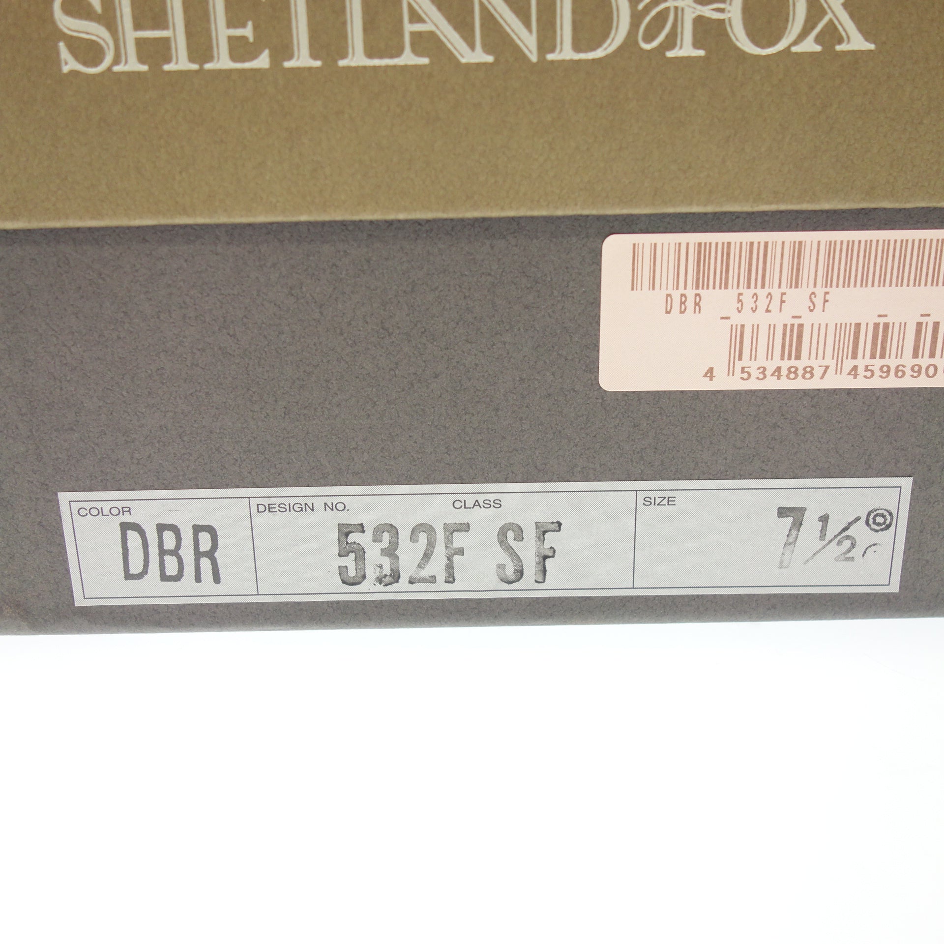 SHETLAND FOX】シェットランドフォックス 532F パンチドキャップ
